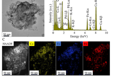 Bentonite as eco‑friendly natural mineral support for Pd/CoFe2O4 catalyst applied in toluene diamine synthesis